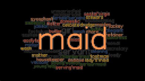 another word for maid|MAID Synonyms: 44 Similar Words .